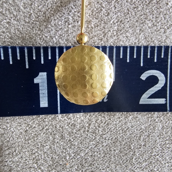 18K Yellow Gold Polkadot McGurrin Studio Earrings - Picture 8 of 15